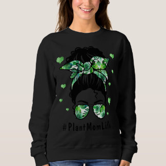 Messy Bun Plant Mama Leven Houseplants Planter Trui