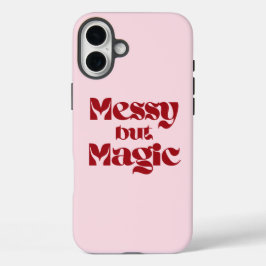 messy but magic iPhone 16 plus hoesje