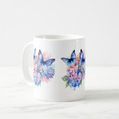 Messy Butterfly Waterverf Mok (Voorkant links)