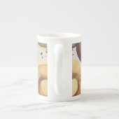 Messy doughnuts porselein kop (Achterkant)