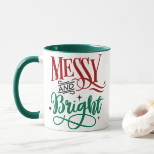 Messy en Bright   Funny Festive-kerstmis Mok