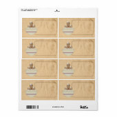 Messy Gingerbread Man Label (Full Sheet)