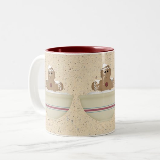 Messy Gingerbread Man Mug (Devant gauche)