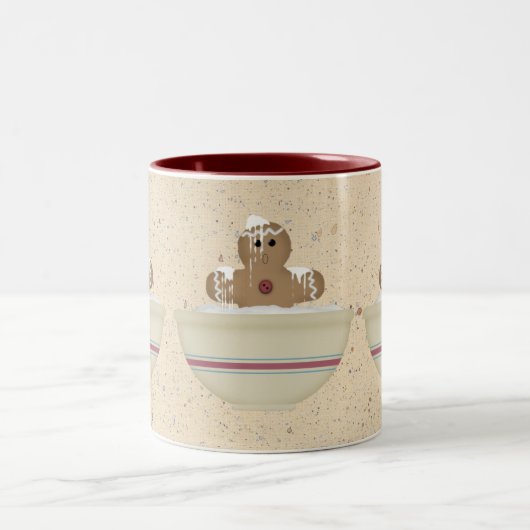 Messy Gingerbread Man Mug (Centre)