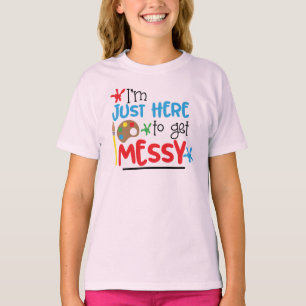 Messy - Girls' Hanes TAGLESS® T-Shirt