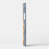 Messy Gold Line | Blauwe periwinkle | Beroepsbeoef Case-Mate iPhone Case (Achterkant / Rechts)