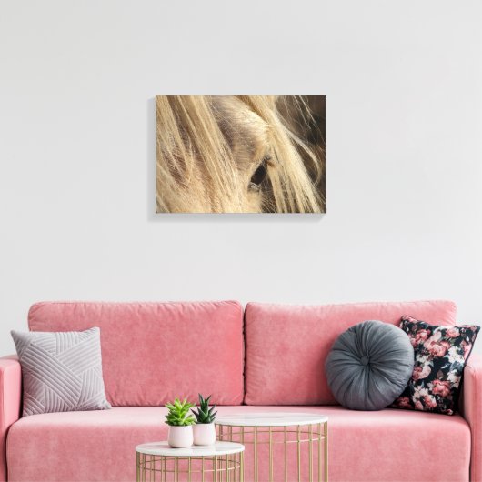 Messy Mane Canvas Afdruk (Insitu (Woonkamer))