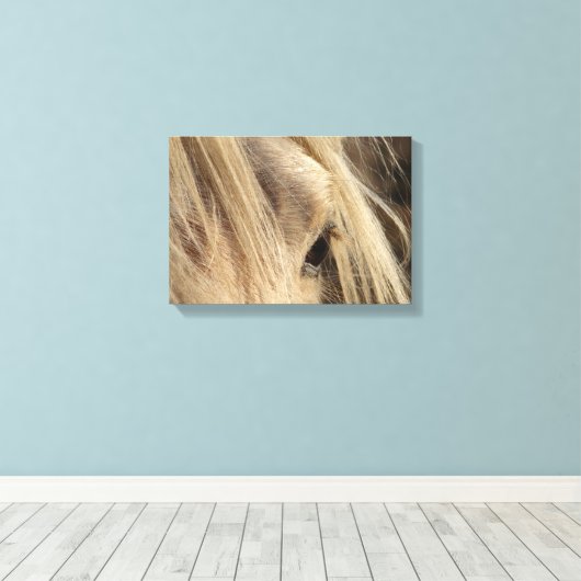 Messy Mane Canvas Afdruk (Insitu (Houten vloer))