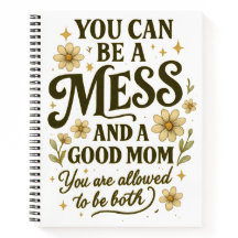 Messy Mom Quote –  typografie