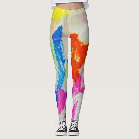 Messy Paint Leggings (Voorkant)
