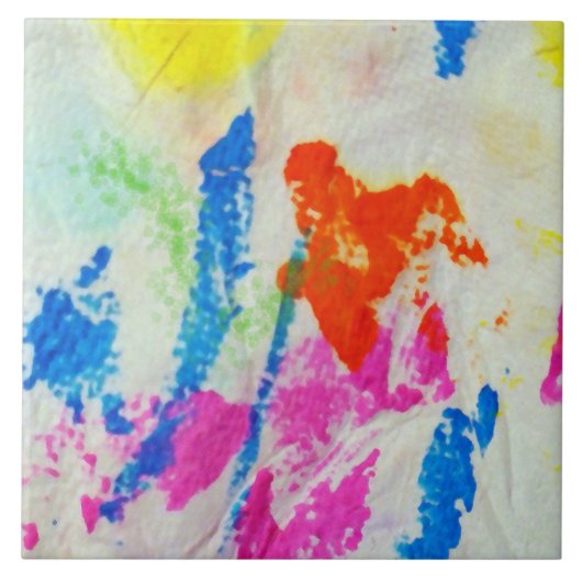 Messy Paint Tegeltje (Voorkant)
