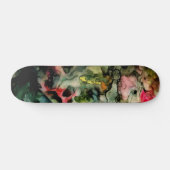 Messy Palette Cool Abstract Patroon Skateboard (Horizontaal)