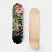 Messy Palette Cool Abstract Patroon Skateboard (Voorkant)