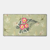 Messy Palm Tri-Color met Bloemen Bureaumat (Voorkant)