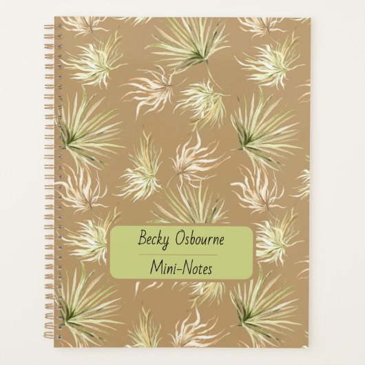 Messy Palm Tri-Colors Planner (Voorkant)
