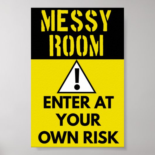 Messy room poster (Voorkant)
