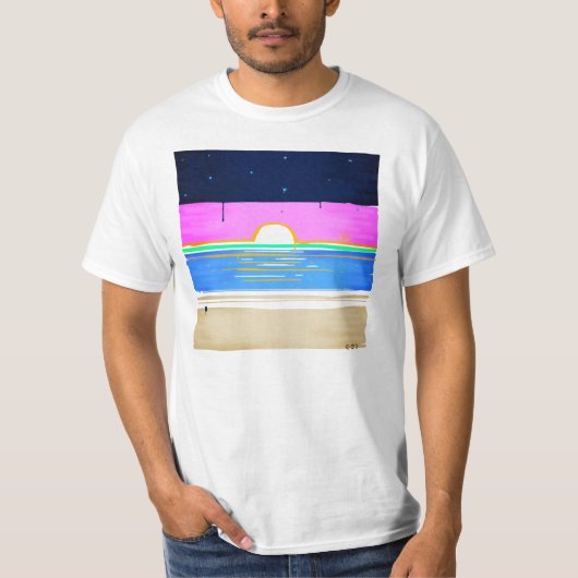 Messy Sunrise T-shirt (Voorkant)