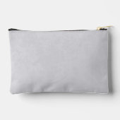 Messy Wit Monogram op Zachte Grijze Grunge Etui (Achterkant)