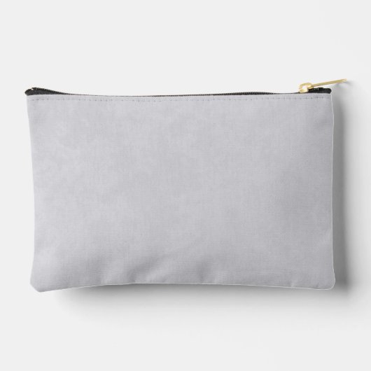 Messy Wit Monogram op Zachte Grijze Grunge Etui (Achterkant)