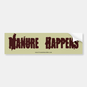 Mest gebeurt Bumpersticker