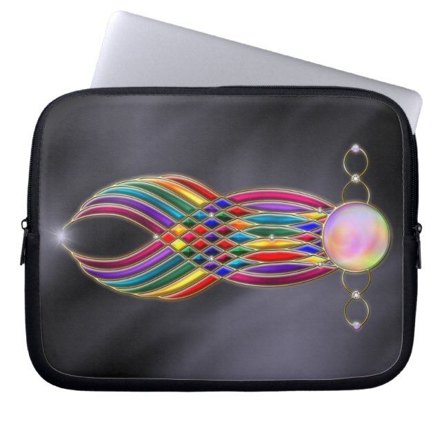 Mest van joodse laptophoes laptop sleeve (Voorkant)