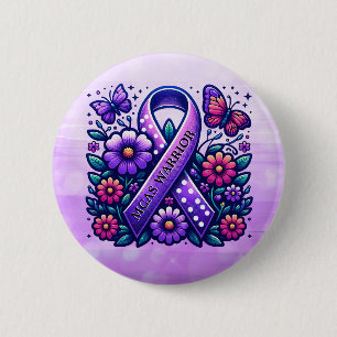 Mestcelactivatiesyndroom MCAS-krijger Ronde Button 5,7 Cm