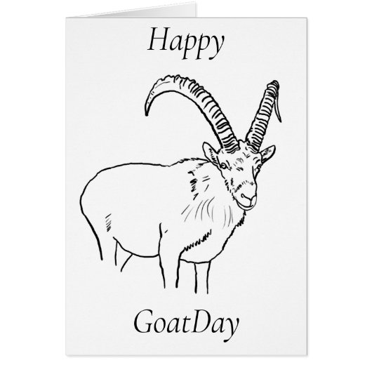 Mestgeitendag Funny Animal Drathday (Voorkant)