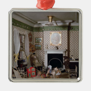 Mestgoed met speelgoed van "Miss Miles" House", 18 Metalen Ornament