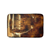 Mestingewanden en paardenvoeding met kruising badmat (Voorkant)