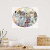 Mestkoel Zeus en Europa ART PRINT lowbrow (Keuken)