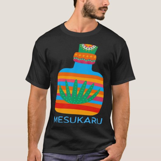 Mesukaru Mezcal Bottle T-shirt (Voorkant)