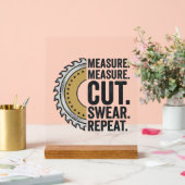 Mesure Mesure Coupe Jurer Répéter Lame de Scie Che (Mariage)