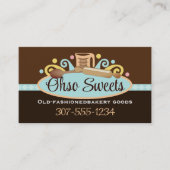 mesure tasse roulante cartes de visite de cuisson. (Devant)