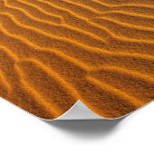 Mesvrij Flat Sand-duinen in Death Valley Poster (Hoek)