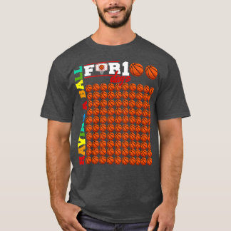 met 100 dagen schoolbal t-shirt