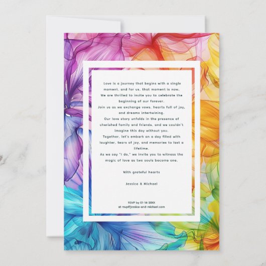 Met aangepaste tekst aan de achterkant Eetherische Kaart (Achterkant)