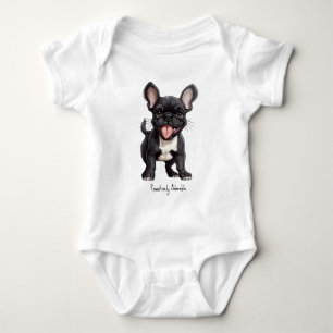 🐶Met aangepaste tekst, Frenchie puppy Romper