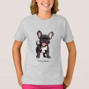 🐶Met aangepaste tekst, Frenchie puppy T-shirt