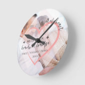 Met al ons hart houden we van grootouders Kerstmis Ronde Klok (Hoek)