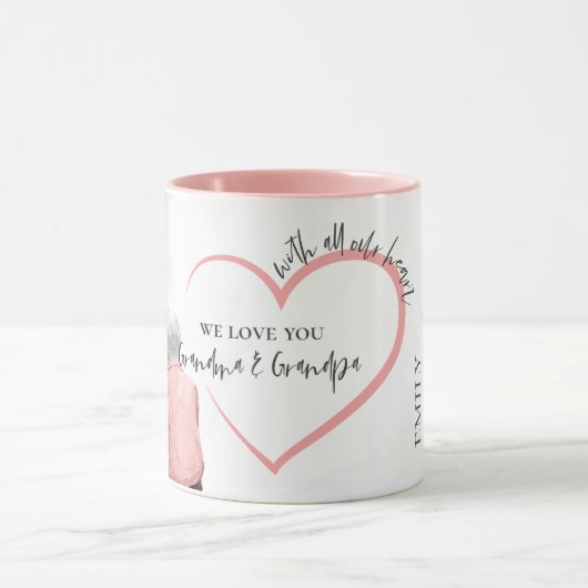 Met al onze hart grootouders Schattigee illustrati Mok (Midden)