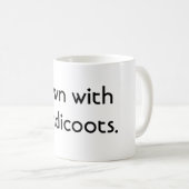 Met Bandicoots. Koffiemok (Voorkant rechts)