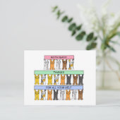 Met Bedankt voor al uw hulp Briefkaart (Staand voorkant)