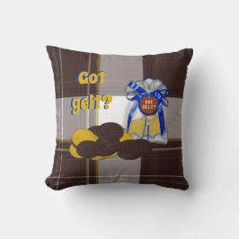 Met behulp van "got-Gelt-Chocolate-Coin-Grouping" Kussen