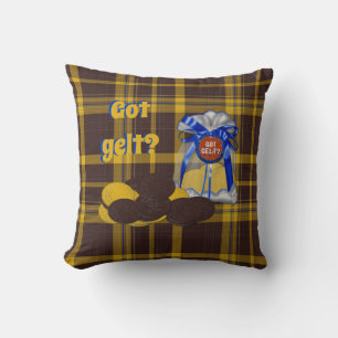 Met behulp van 'got-Gelt-Chocolate-Coin-Grouping-P Kussen
