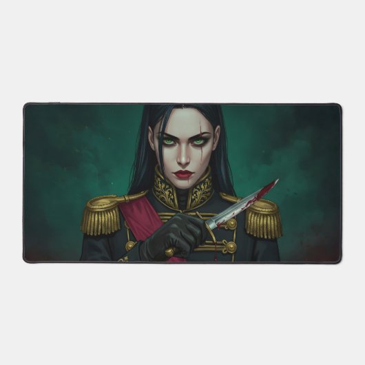 met bloed bevlekte barones bureaumat (Voorkant)