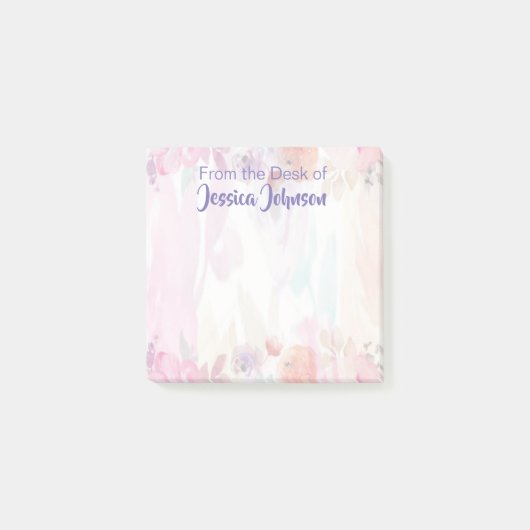 met bloemvoering post-it® notes (Voorkant)