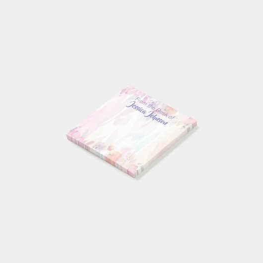 met bloemvoering post-it® notes (Schuin)