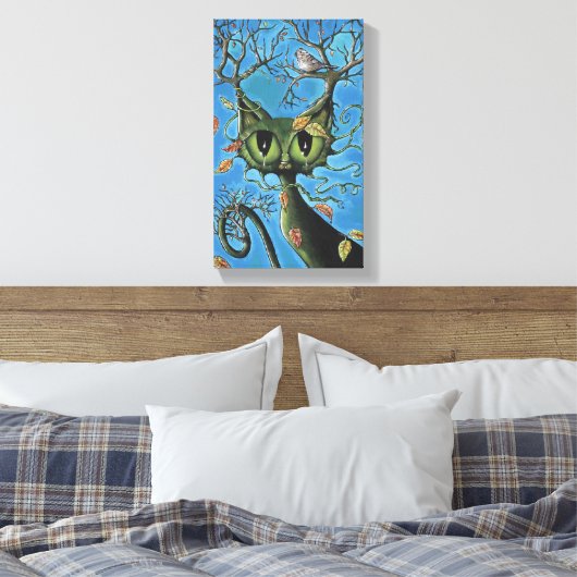 Met boomkat omwikkeld canvas (Insitu (Slaapkamer))