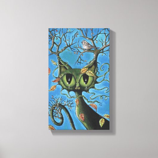 Met boomkat omwikkeld canvas (Voorkant)