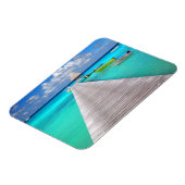 Met boten in een tropische lagune magneet (Linkerzijde)